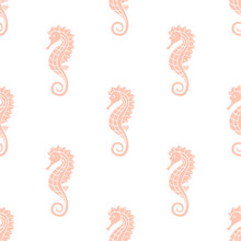 Pattern With Seahorse