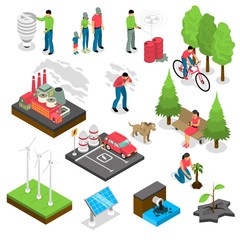 Poster - Ecology Isometric Set