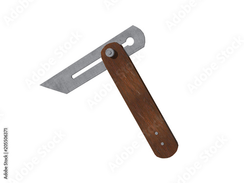 Teppichesser Mit Klinge Und Griff Buy This Stock Illustration