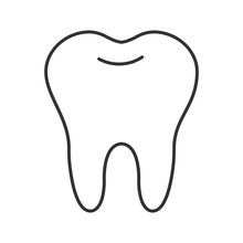 Healthy Tooth Linear Icon