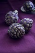 © Foodlovers - Whole Artichokes on Purple Cloth