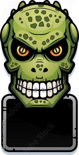 Fotografía Reptilian Sign Illustration