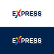 Fast Forward Express logo designs vector, Modern Express logo template, design concept