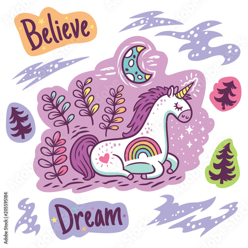 naklejki-z-fantastycznymi-zwierzetami-i-zwroty-w-stylu-kreskowki-ilustracji-w