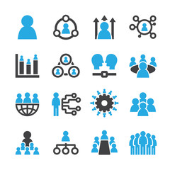 Business Man icon set 