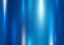 Blue Metal Texture Background Vector Illustration