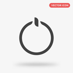 Poster - Turn on icon isolated on white background