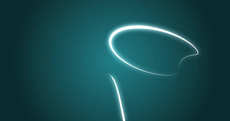 Poster - Abstract Electric Light Rays Arising/
Animation of abstract light rays glowing and arising randomly with speed