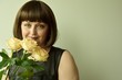 © st_fox - portrait of a woman with roses