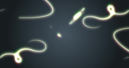 Poster - Abstract Light Rays Background Loop/
Animation of abstract light rays glowing and arising randomly with speed