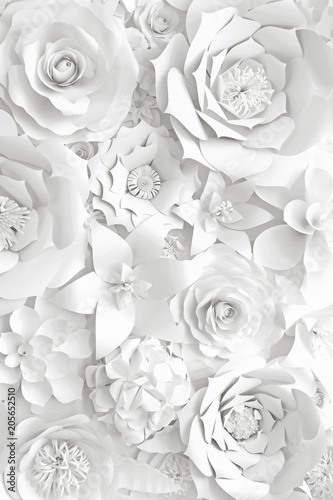 Dekoracja na wymiar  biala-papierowa-sciana-kwiatowa-tlo-kwiatowe-bukiet-slubny-karta-slubna-kartka-z-zyczeniami-te