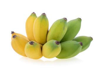 bananas isolated on white background.