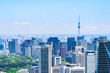 初夏の東京風景 Tokyo city skyline , Japan