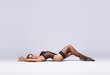 © Acronym - Sexy woman in beautiful lingerie. Girl posing in underwear.
