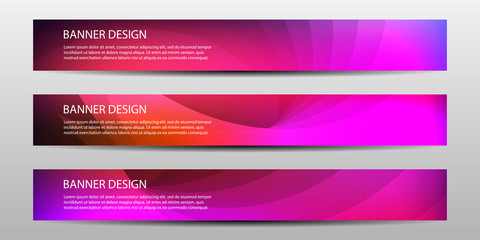 banner with beautiful geometric background .Vector illustrations