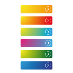 Poster - Colorful empty button set
