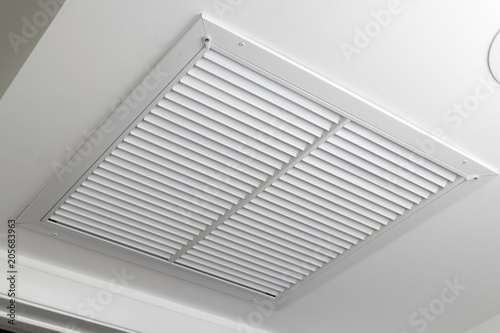 White Ceiling Air Filter Vent Grid One Large White Painted