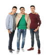 © Africa Studio - Stylish teenage boys on white background