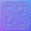© samserius - map of normals,  decorative pattern. 3D rendering