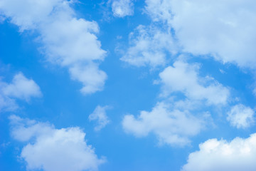 Aufkleber - Cloud and Blue Sky background