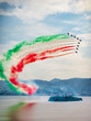 The Italian Aerobatic Team the Frecce Tricolori
