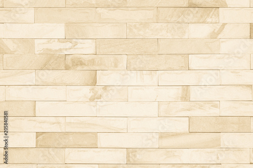 Cream Colors And White Brick Wall Art Concreter Stone