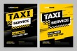 Vector layout design template for taxi service. Can be adapt to Brochure, Annual Report, Magazine, Poster.