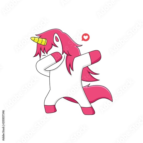 rozowy-jednorozec-ilustracja-do-pokoju-dzieciecego-jednorozec-robiacy-dab