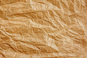 Poster - wrinkled brown paper texture