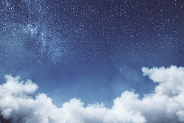 Creative cloud sky texture