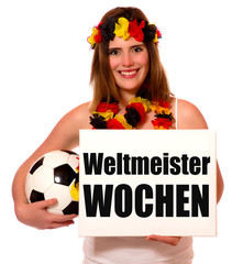 Canvas Print - Weltmeister Wochen