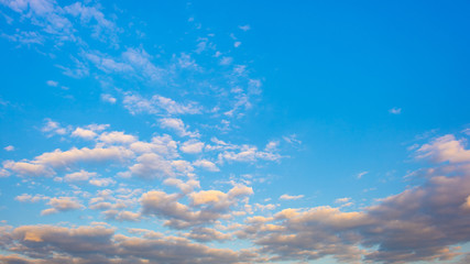 Wall Mural - Wonderful blue sky with clouds for background