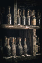 Old Bottles Of Wine