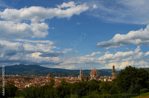 Plakat Florencja krajobraz
