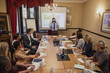 © dglimages - Business and Finance Presentation at a Conference