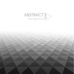Wall Mural - abstract geometric background with perspective and copy space -vector eps10