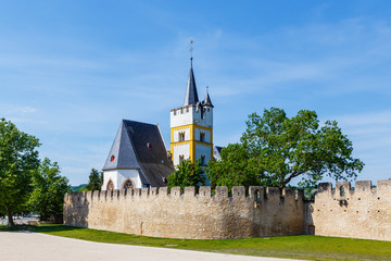 Sticker - Ingelheim am Rhein, die Burgkirche. 21.05.2018.