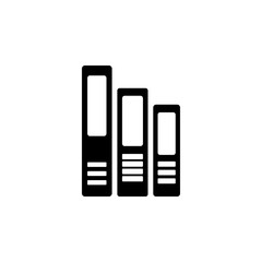 Fototapete - document folders icon. Element of web icon for mobile concept and web apps. Isolated document folders icon can be used for web and mobile
