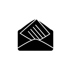 Poster - letter in envelope icon. Element of web icon for mobile concept and web apps. Isolated letter in envelope icon can be used for web and mobile