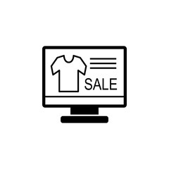 Poster - Online Store icon. Element of web icon for mobile concept and web apps. Isolated Online Store icon can be used for web and mobile