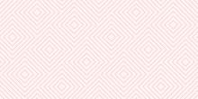 Backgrounds Pattern Seamless Geometric Sweet Pink Diagonal Square Abstract And Line Vector Design. Pastel Color Background.