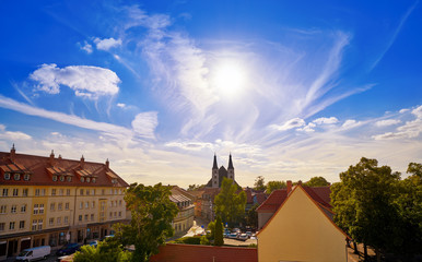 Wall Mural - Nordhausen skyline in Harz Thuringia of Germany