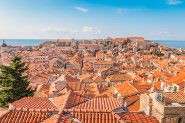 Wall Mural - Panoramic view of Dubrovnik Croatia