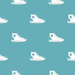 Poster - men shoe pattern vector seamless repeating for any web design