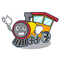 Sticker - Successful train character cartoon style