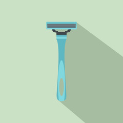 Canvas Print - Man razor icon. Flat illustration of man razor vector icon for web design