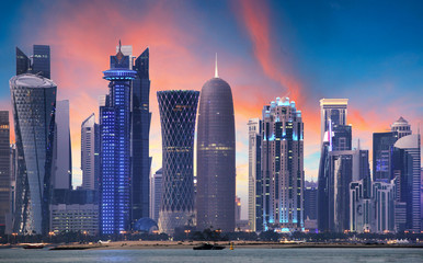 Wall Mural - Doha skyline, Qatar