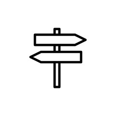Aufkleber - directions of roads icon. Element of navigation for mobile concept and web apps. Thin line directions of roads icon can be used for web and mobile