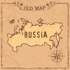  Old style maps and countries shapes in vintage 