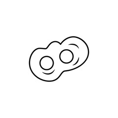 Poster - omelette icon. Element of food icon for mobile concept and web apps. Thin line omelette icon can be used for web and mobile